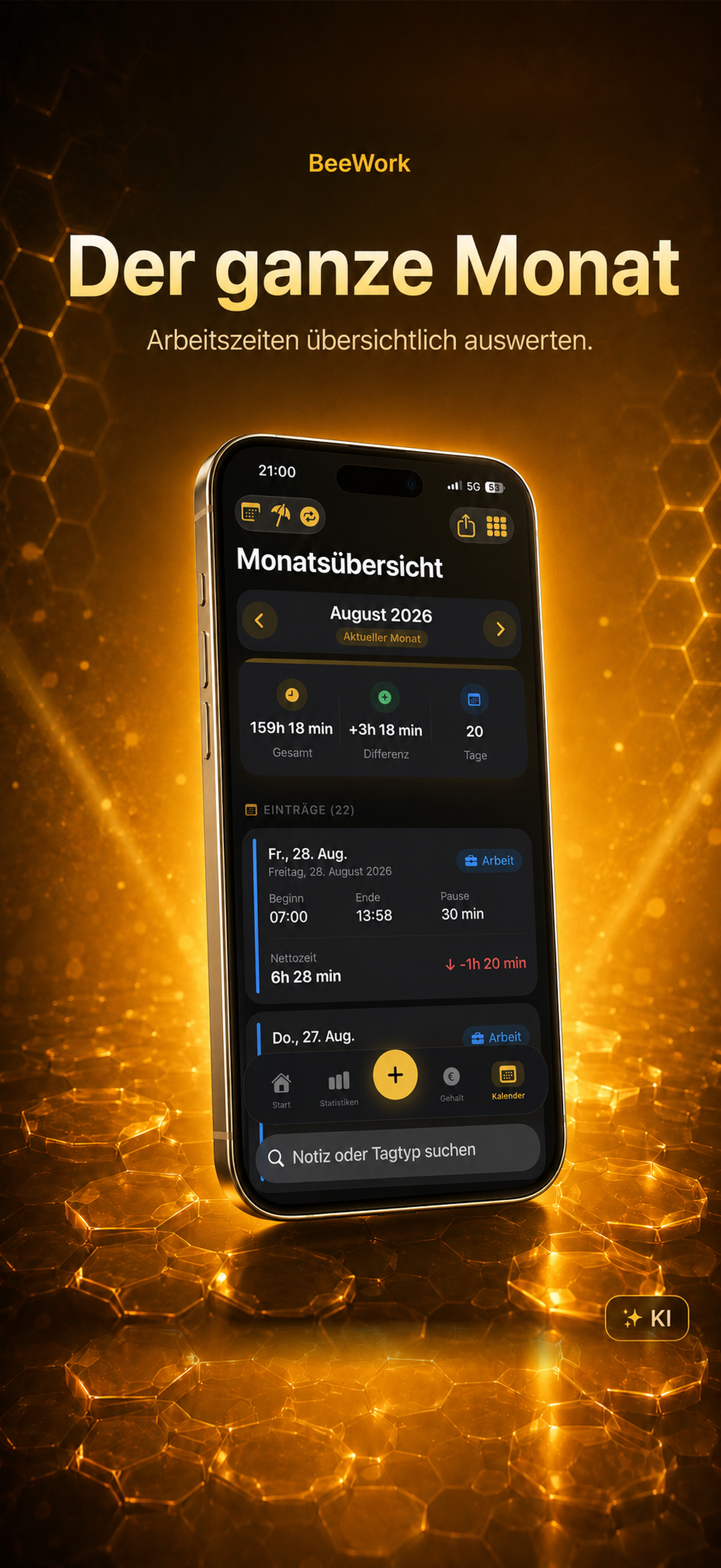 Monatsübersicht
